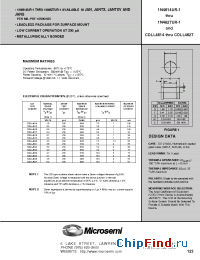 Datasheet JANTX1N4616UR-1 manufacturer Microsemi